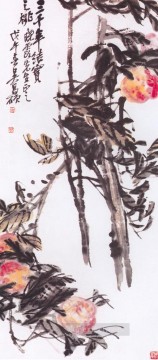 中国 Painting - 3000年の伝統的な中国の呉滄朔桃